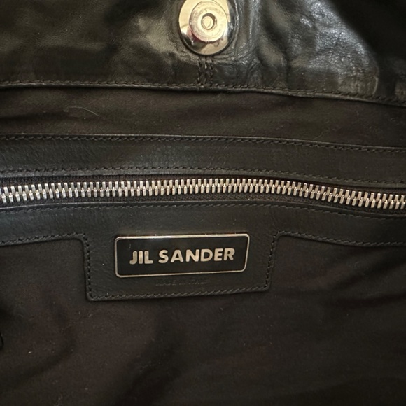 Jil Sander Braided Hobo Shoulder bag, black Retail: $1,750 - Picture 4 of 5